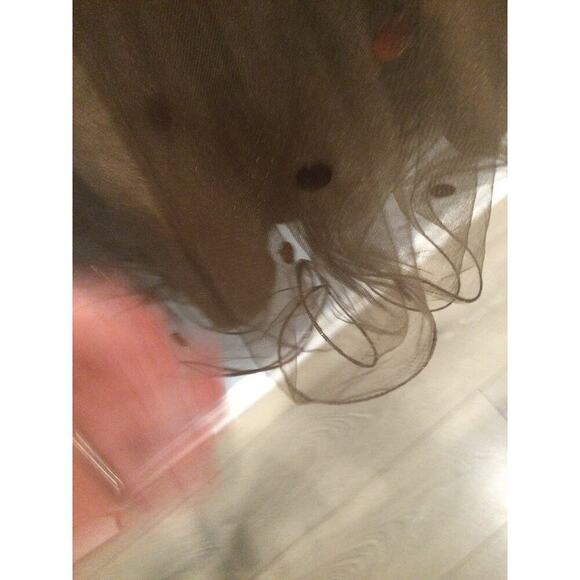 Vtg Katia Womens Mini Babydoll Dress Medium Brown Fairy Grunge Y2K Cocktail Prom - Picture 7 of 12